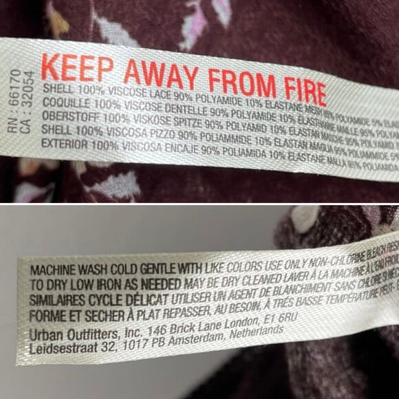 FREE PEOPLE Tops XS Lot of 2 Hilary Floral Open Back, Take It Away Lace Bodysuit - Picture 16 of 16